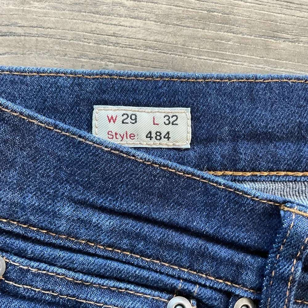 29x32 J.Crew 484 Slim Kurabo Japanese Denim Jeans Men’s Blue Dark Stretch J5024